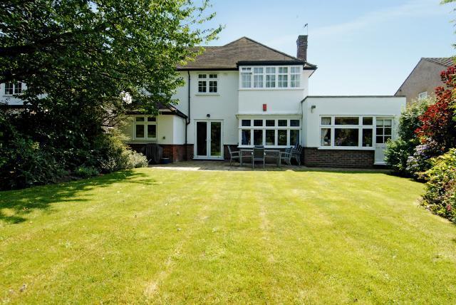 Rear view and garden