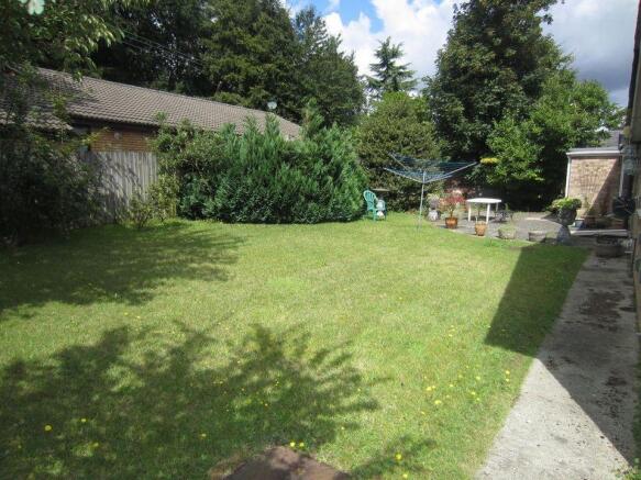 Enclosed rear garden