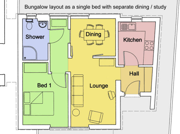 1 Bed Floorplan