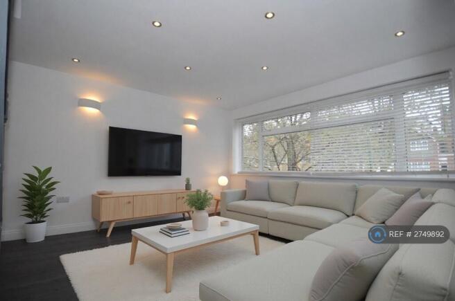 Living Room Virtually Staged