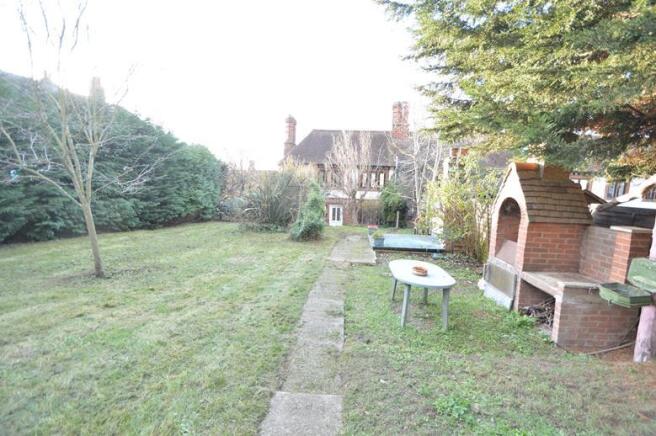 Rear of property