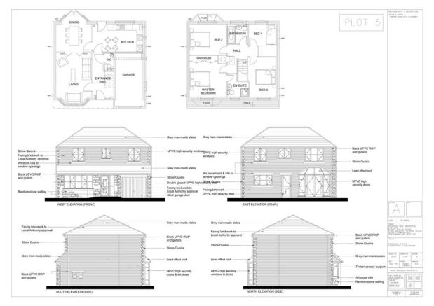 3059 C-06 PLOT 5 PROPOSED PLAN & ELEVATIONS rev A.