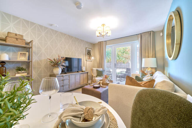 Show home living room