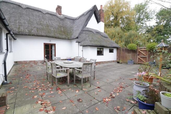 Rear patio