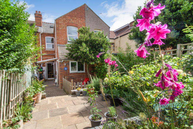 Well tended rear gardens