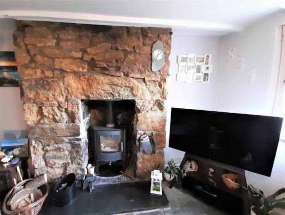 Fireplace with Log Burner