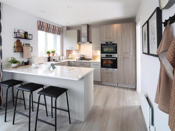 Kitchen of the Amberley, a 3 bedroom house