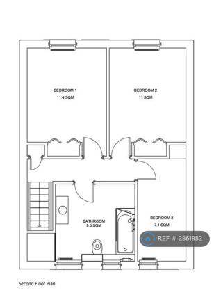 Second Floor - Floor Plan