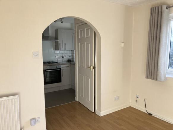 Lounge through to kitchen