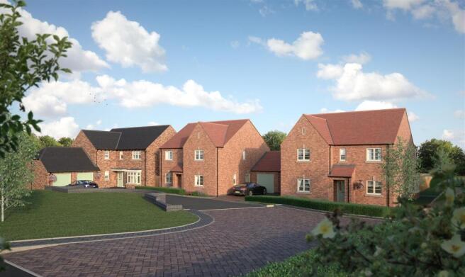 Fosbrooke View Streetscene CGI.