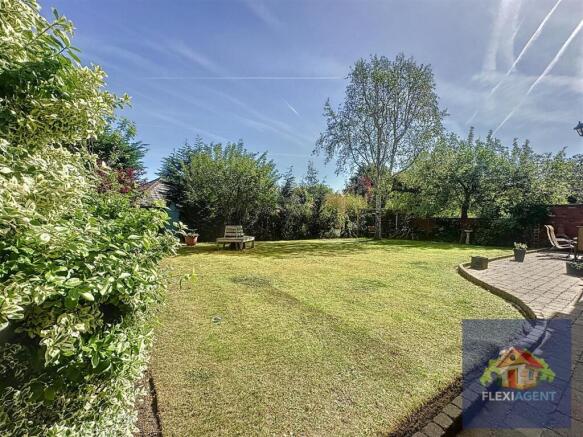 Lawned Mature Garden