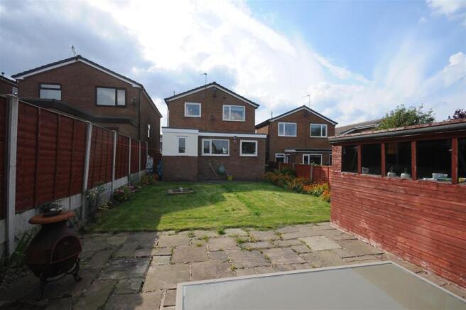 Rear garden, patio a