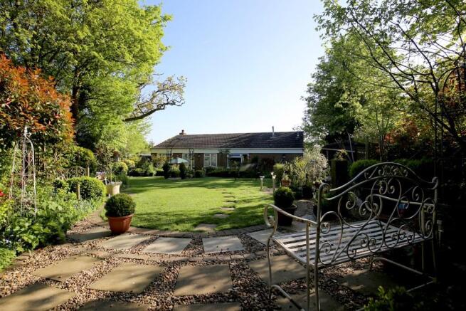 Rear of property