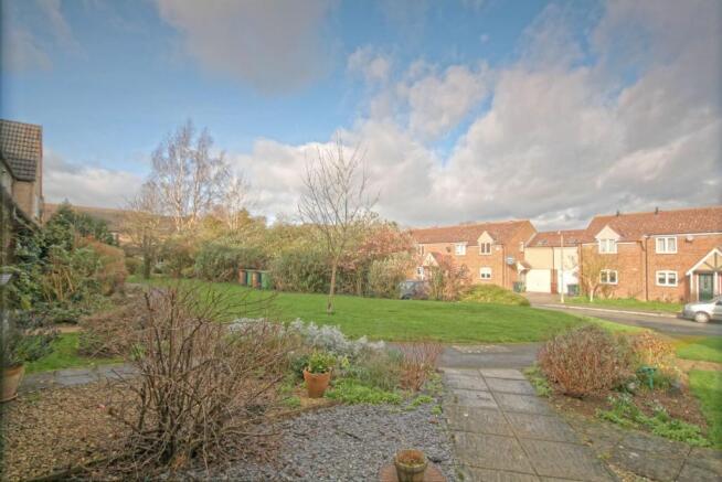 View across green from front door