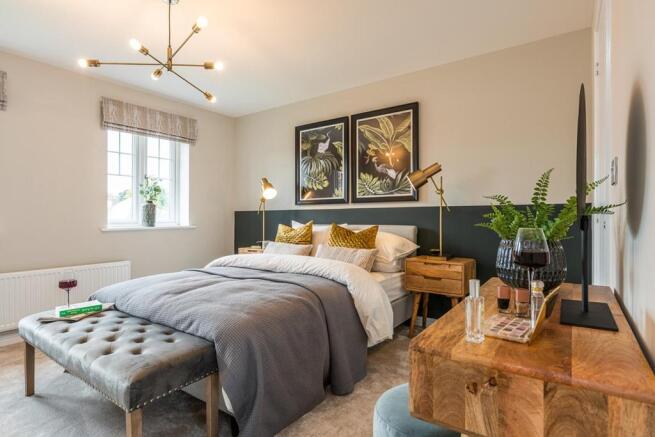Plenty of space for bedroom furniture
