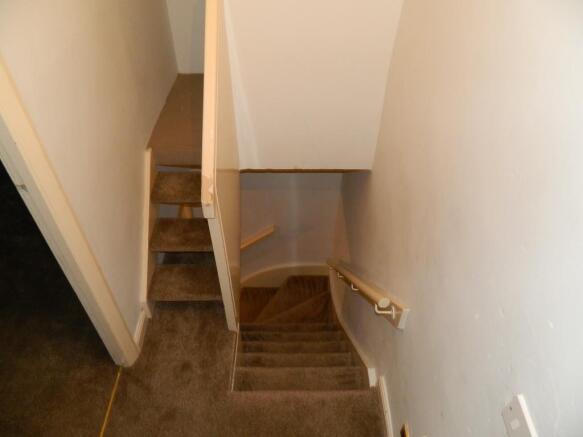 Storage area above Stair case