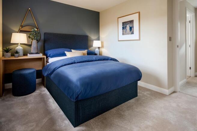 Second double bedroom in the Alderney 4 bedroom home