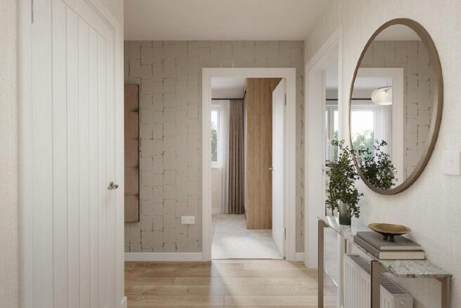 A welcoming hallway