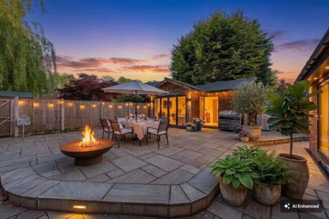Rear garden