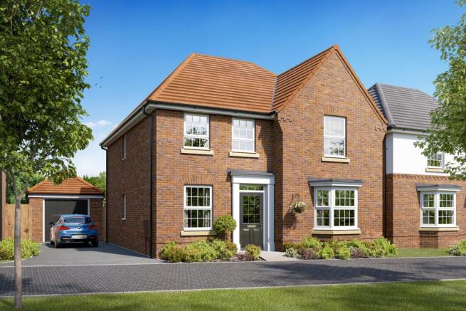 External view of the four bedroom Holden