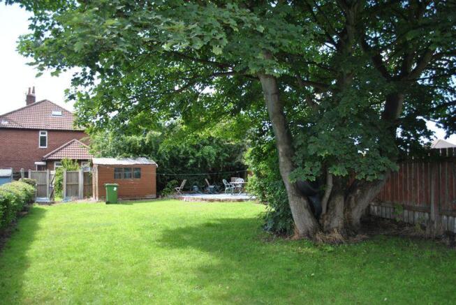Rear garden