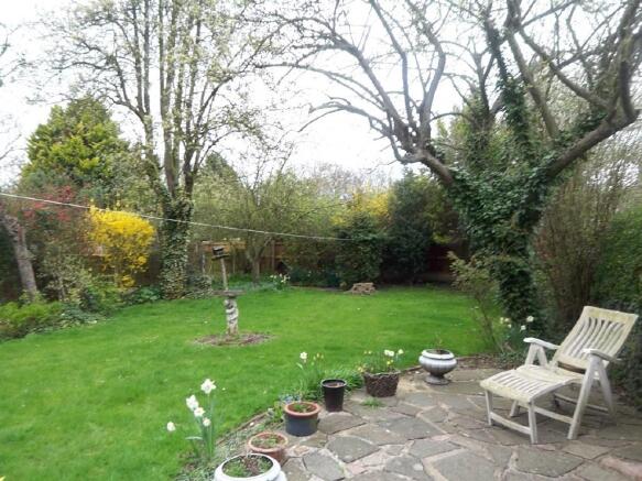 Rear garden