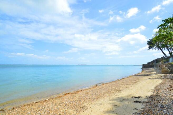 Beach At The Bottom Of Garden