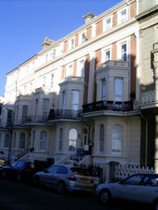 front of building