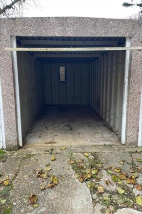 Inside garage