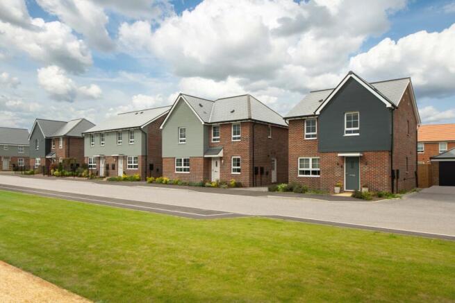 Exterior street scene of our 4 bed Kingsley and Radleigh homes