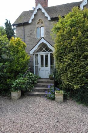 Driveway and front of house