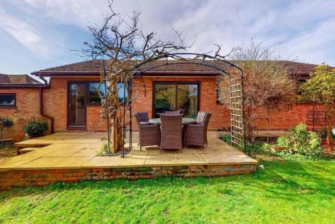 Rear of property