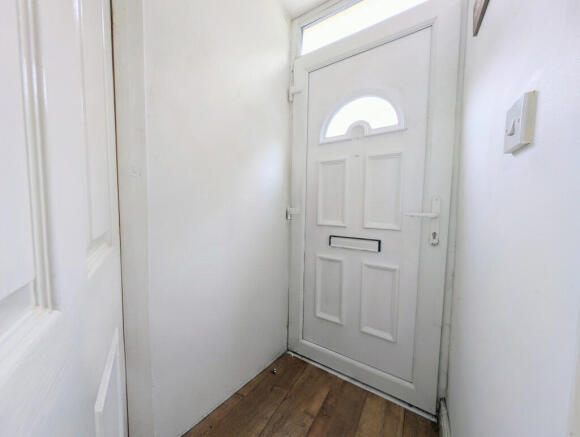 Flat below porch