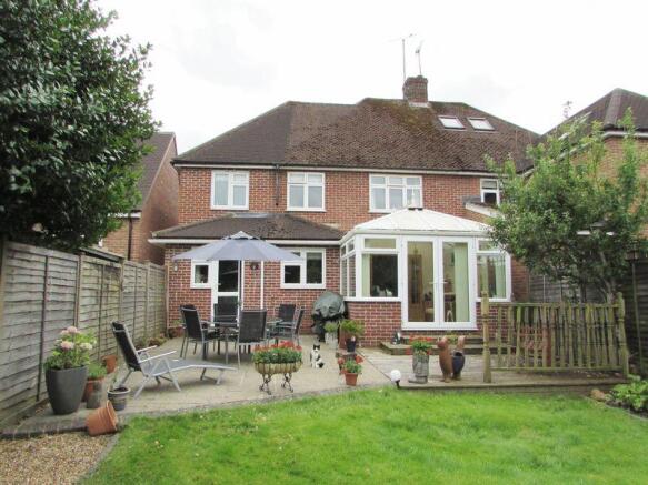 Rear of house