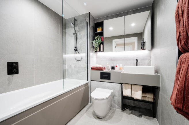 1 sleek bathroom