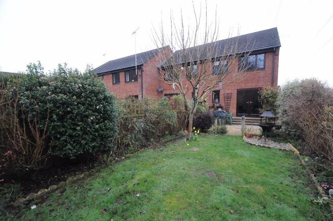 Rear of property