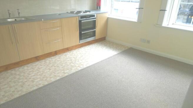 kitchen/living rom