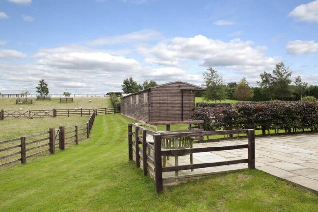 Stables and paddocks