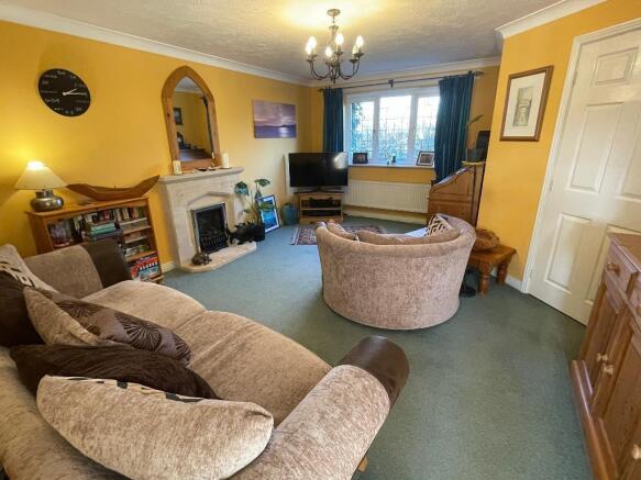 Sitting room overlooking park