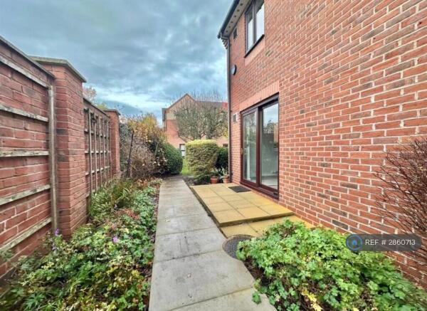 Garden Pathway Allows Private Access