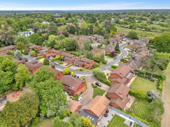 Views towards the property