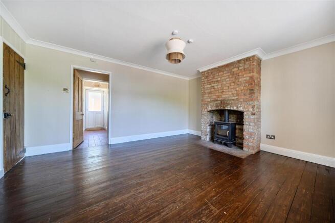 Living room with Log Burner