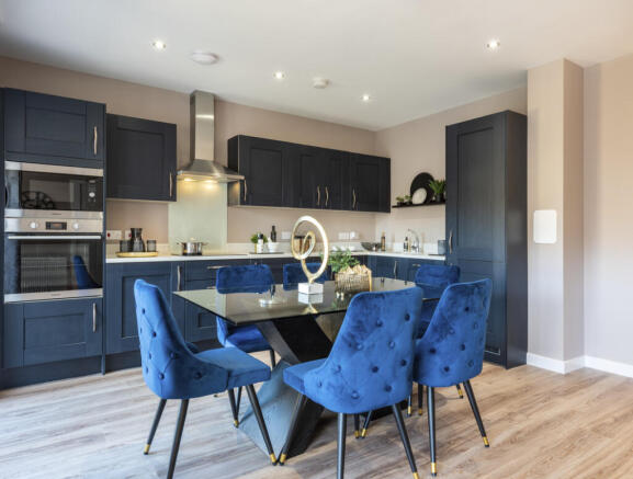 Indicative Kitchen/Dining Room, Contemporary Modern Decoration