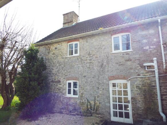Rear of property
