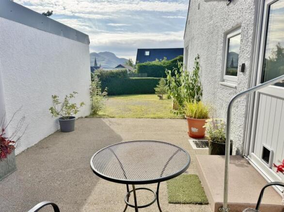 Patio and view