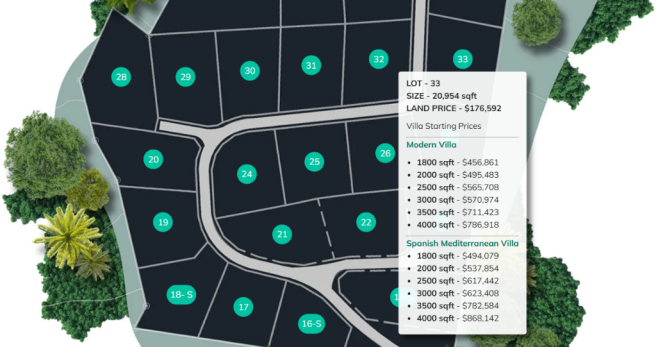 lot location on map