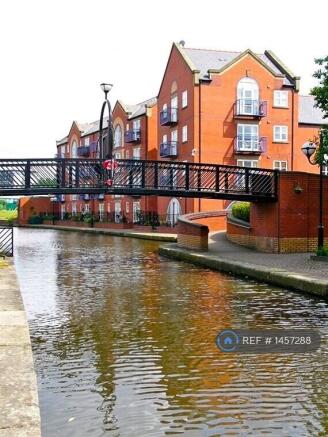 Private Gated Footbridge Across Canal 