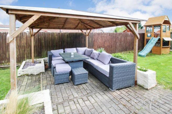 Patio and gazebo