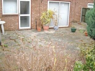 Rear of property