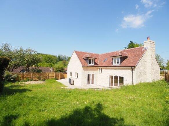 Rear of property